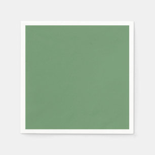Minimalistisk Professionell Solid Russian Grönt Fä Pappersservett