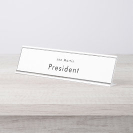 Minimalistisk professionell svart & vit