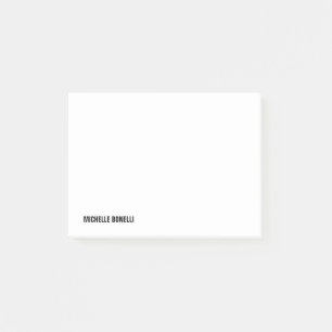 Minimalistisk Professionell, vanlig modern Post-it Block