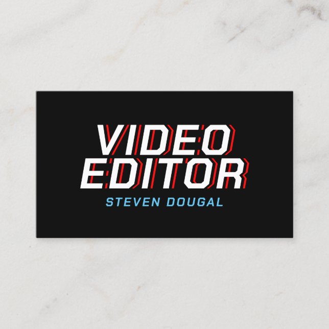 Minimalistisk professionell visitkort (Framsida)