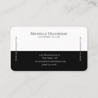 Minimalistisk professionell visitkort
