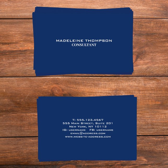 Minimalistisk Professionell Visitkort (Minimalist Professional Business Card)