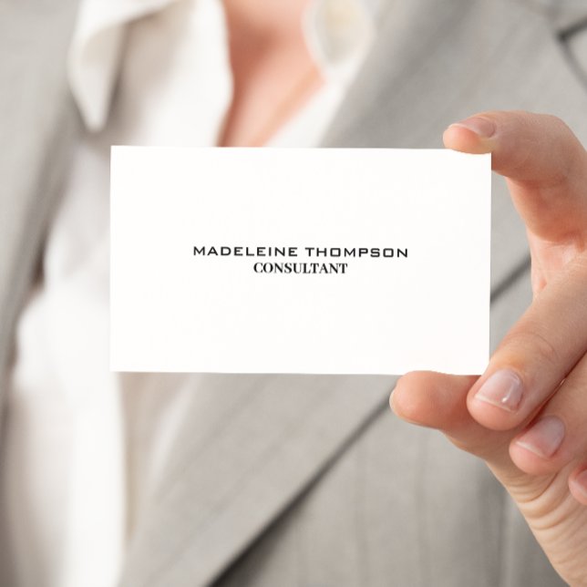 Minimalistisk Professionell Visitkort (Minimalist Professional Business Card)