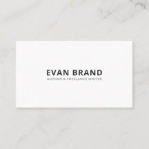 Minimalistisk Professionell - vit