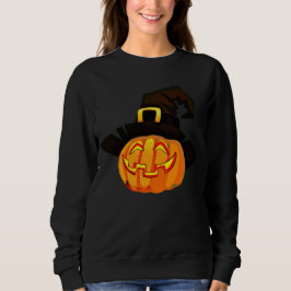 Minimalistisk Pumpkin Witch Hat T Shirt