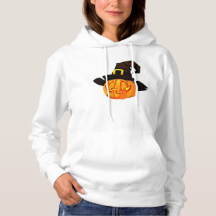 Minimalistisk Pumpkin Witch Hat T Shirt
