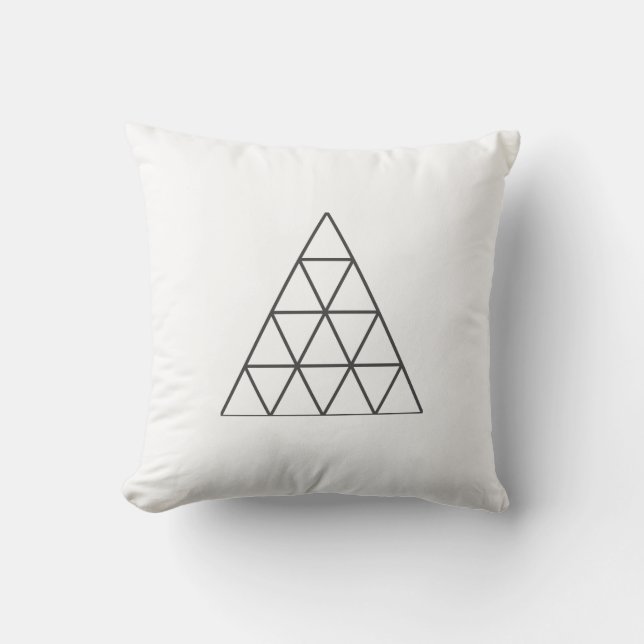 Minimalistisk Pyramid Kastkudde / Kuddcover Kudde (Framsida)