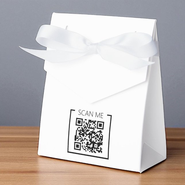 Minimalistisk QR-kod Scan Me Business Presentaskar (Skapare uppladdad)