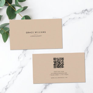 Minimalistisk QR-kodProfessionell Visitkort