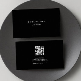 Minimalistisk QR-kodProfessionell Visitkort