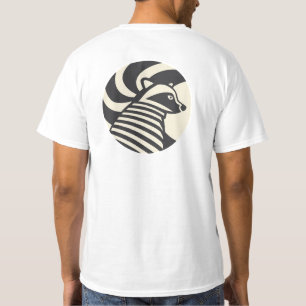 Minimalistisk rackoon-grafik T-Shirt Modern anim