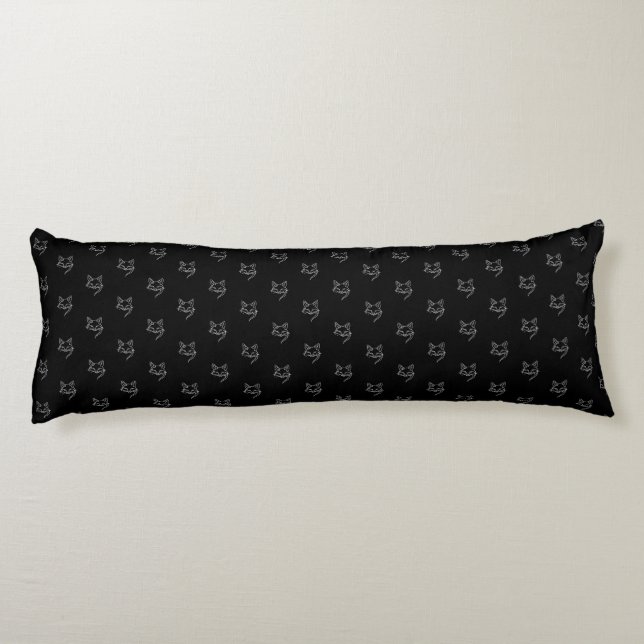Minimalistisk räv kroppskudde (Baksidan)