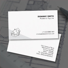 Minimalistisk Real Gods, hemtjänstleverantör DP7 Visitkort