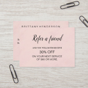 Minimalistisk referens för modern Professionell Visitkort