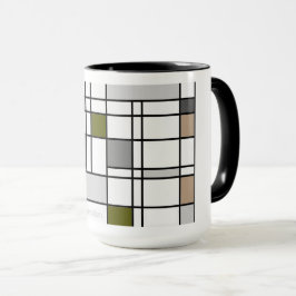 Minimalistisk reflektion III om De Stijl Mugg