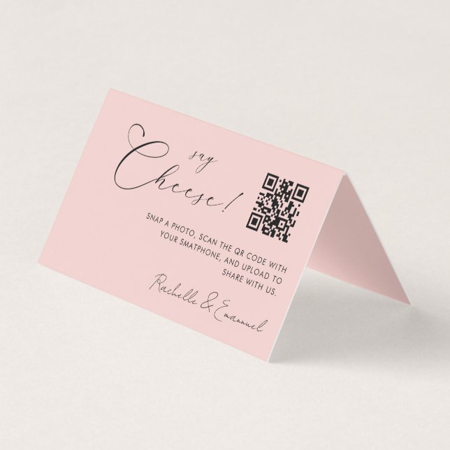 Minimalistisk registrering av det mappade QR-korte Kort (Framsida)