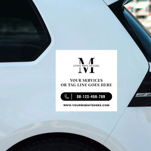 Minimalistisk reklambilstötdämpare för Business Lo Klistermärken