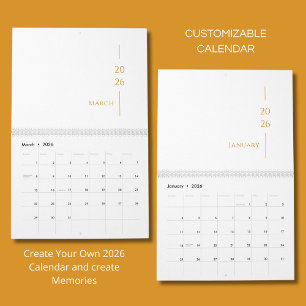 Minimalistisk Ren Design Kalender