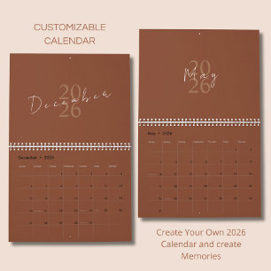 Minimalistisk Ren Design Kalender