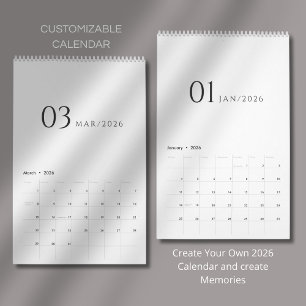 Minimalistisk Ren Design Kalender