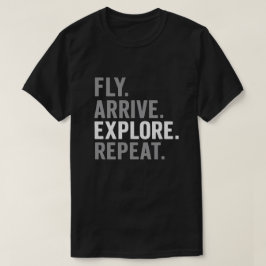 Minimalistisk resecitat-typografi t shirt