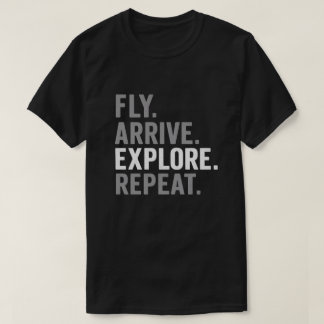 Minimalistisk resecitat-typografi t shirt