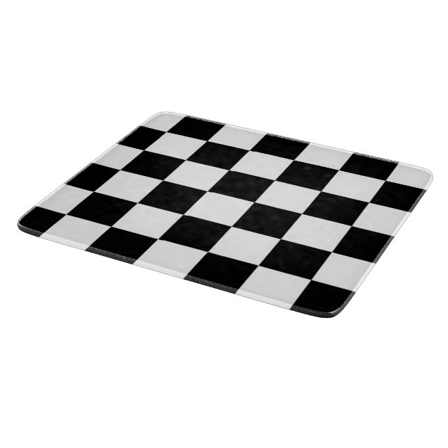 Minimalistisk Retro Rutig – Monokrom Streetwear (Hörn)