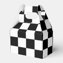 Minimalistisk Retro Rutig – Monokrom Streetwear Presentaskar