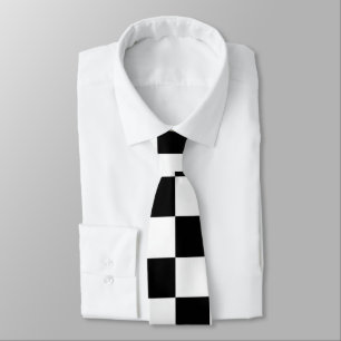 Minimalistisk Retro Rutig – Monokrom Streetwear Slips