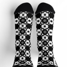 Minimalistisk retro rutigt mönster – Monokrom desi