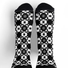 Minimalistisk retro rutigt mönster – Monokrom desi