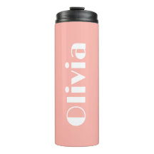 Minimalistisk Retro Text Personlig Namn Tumbler