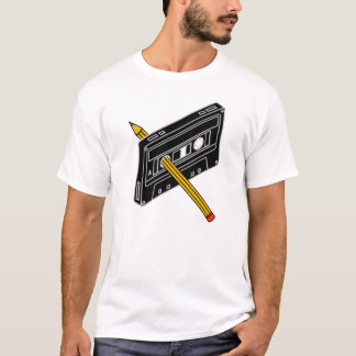 Minimalistisk Retro tillbakaspolning T Shirt