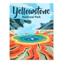 Minimalistisk Retro Yellowstone Regnbågsfärgade Va
