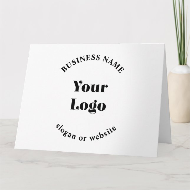 Minimalistisk retromodern mall för Logotypen (Framsida)