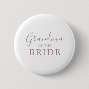 Minimalistisk Ro Guld Bride Grandma Möhippa Knapp