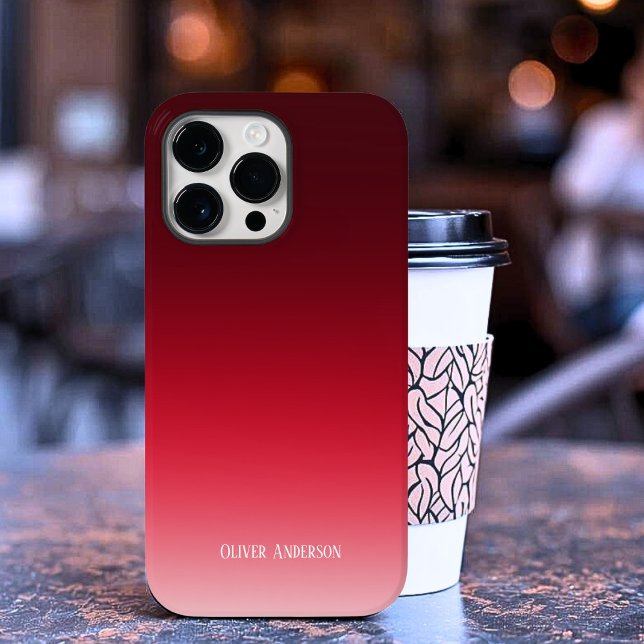 Minimalistisk röd (Minimalist Red Case-Mate iPhone Case)