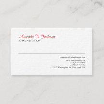 Minimalistisk röd vit Elegant med vanlig Professio