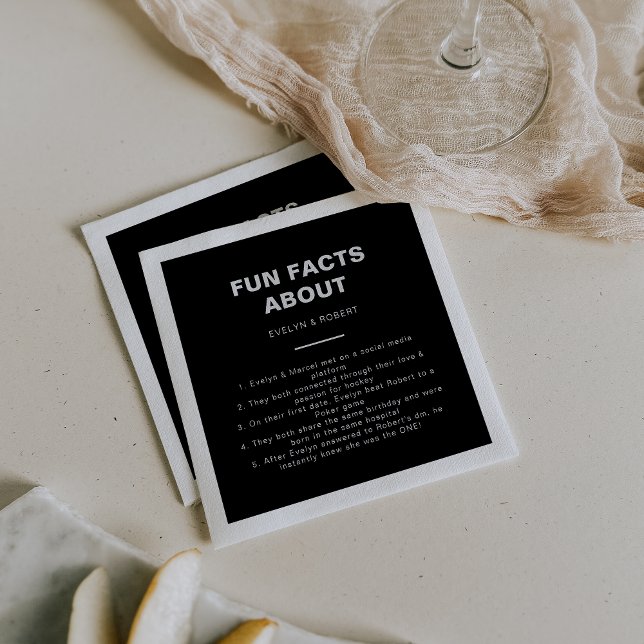 Minimalistisk Roligt för svart, högkvalitativ utsk Pappersservett (Skapare uppladdad)