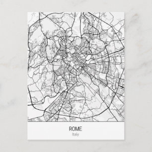 minimalistisk Rom Italien Vykort