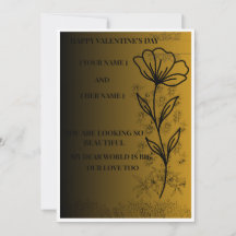 Minimalistisk romantisk kärlekshälsning