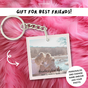 Minimalistisk Rosa Bästa Vän Bästis BFF Foto