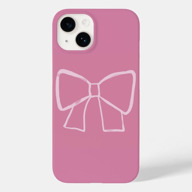 Minimalistisk Rosa Bow (Baksida)