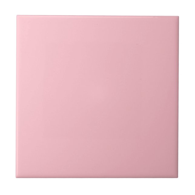 Minimalistisk Rosa Bubblegum-Vägg | Ljust Rosa Kakelplatta (Framsidan)