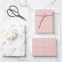 Minimalistisk Rosa Dumma Gås Barnkalas