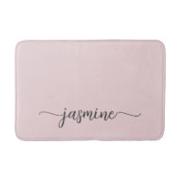 Minimalistisk Rosa Flicka Monogram Namn Skript B