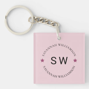 Minimalistisk rosa för personlig plush