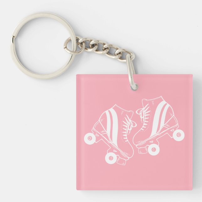 Minimalistisk Rosa i rullskridskor (Framsidan)