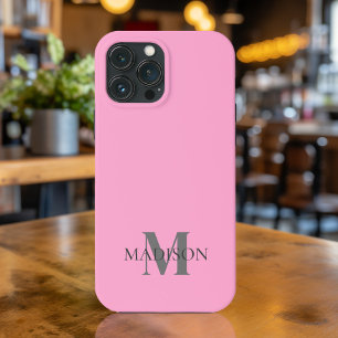 Minimalistisk Rosa Monogramme
