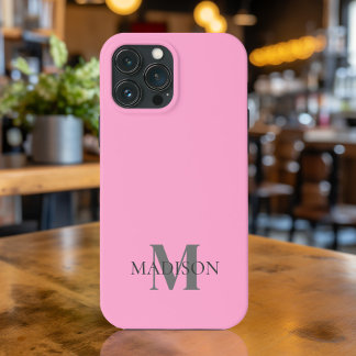 Minimalistisk Rosa Monogramme